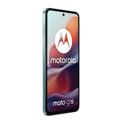 Motorola moto g15 17,1 cm (6.72") SIM doble Android 15 4G USB Tipo C 8 GB 512 GB 5200 mAh Azul claro
