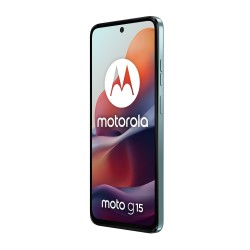 Motorola moto g15 17,1 cm (6.72") SIM doble Android 15 4G USB Tipo C 8 GB 512 GB 5200 mAh Azul claro