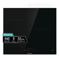 Hisense HI6321BSCE hobs Negro Integrado 59 cm Con placa de inducción 3 zona(s)