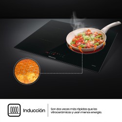 Hisense HI6321BSCE hobs Negro Integrado 59 cm Con placa de inducción 3 zona(s)