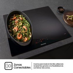 Hisense HI6321BSCE hobs Negro Integrado 59 cm Con placa de inducción 3 zona(s)