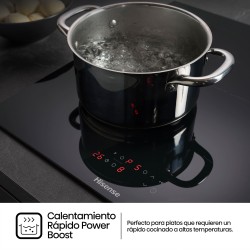 Hisense HI6321BSCE hobs Negro Integrado 59 cm Con placa de inducción 3 zona(s)