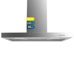 Cecotec Bolero Flux TM 906500 Inox A De pared Acero inoxidable 650 m³ h
