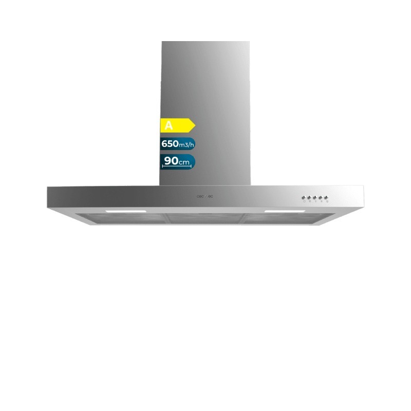 Cecotec Bolero Flux TM 906500 Inox A De pared Acero inoxidable 650 m³ h