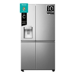 Hisense RS818N4TIC1 nevera puerta lado a lado Independiente 632 L Acero inoxidable