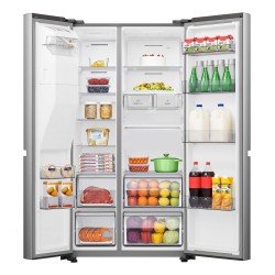 Hisense RS818N4TIC1 nevera puerta lado a lado Independiente 632 L Acero inoxidable