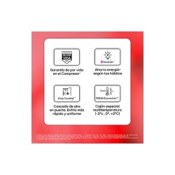 LG GBBS322CSW nevera y congelador Independiente 375 L Blanco