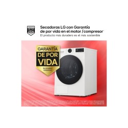 LG RHX5009TLB secadora Independiente Carga frontal 9 kg Blanco