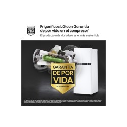 LG GTBV22SWNJ nevera y congelador Independiente 217 L Blanco