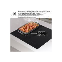 LG CI5Z2421BN hobs Negro Integrado 59 cm Con placa de inducción 3 zona(s)