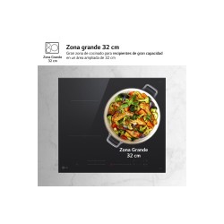 LG CI5Z2421BN hobs Negro Integrado 59 cm Con placa de inducción 3 zona(s)