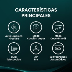 Hisense O643PX horno 77 L 3500 W Acero inoxidable