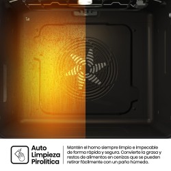 Hisense O643PX horno 77 L 3500 W Acero inoxidable