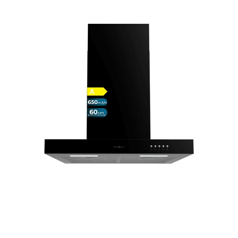 Cecotec Bolero Flux TM 606500 Black A De pared Negro 650 m³ h