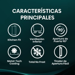 Hisense FT3K310SAIE1 congelador Arcón congelador Independiente 312 L Acero inoxidable