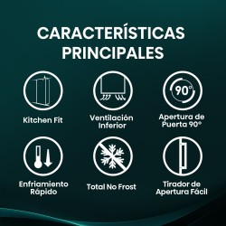 Hisense RL3K370SEWE1 frigorífico Independiente 372 L Blanco