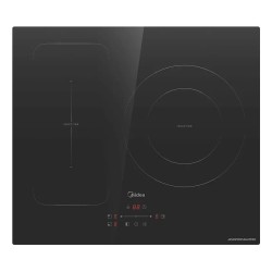 Midea MIH740T279K0 hobs Negro Integrado 59 cm Con placa de inducción 3 zona(s)