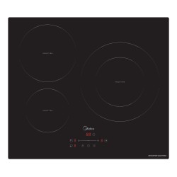 Midea MIH350D157K0 Negro Encimera 59 cm Con placa de inducción 3 zona(s)