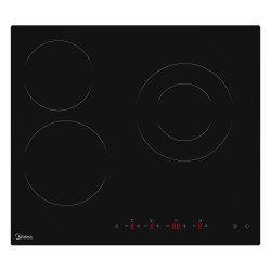 Midea MCH520T239K0 hobs Integrado 59 cm Con placa de inducción 3 zona(s)