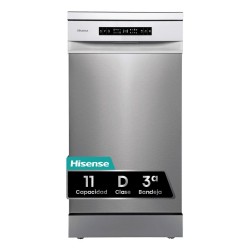 Hisense HS543D10X lavavajillas Semi integrado 11 cubiertos