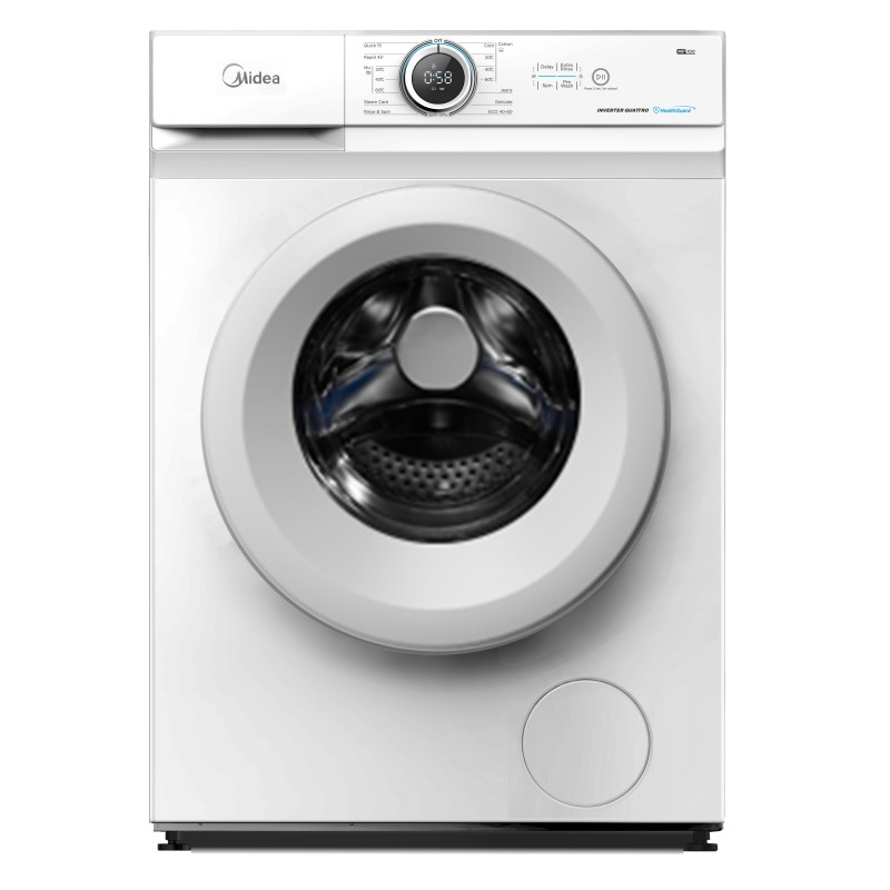Midea MF100W80B 1 W-ES lavadora Carga frontal 8 kg 1400 RPM Blanco