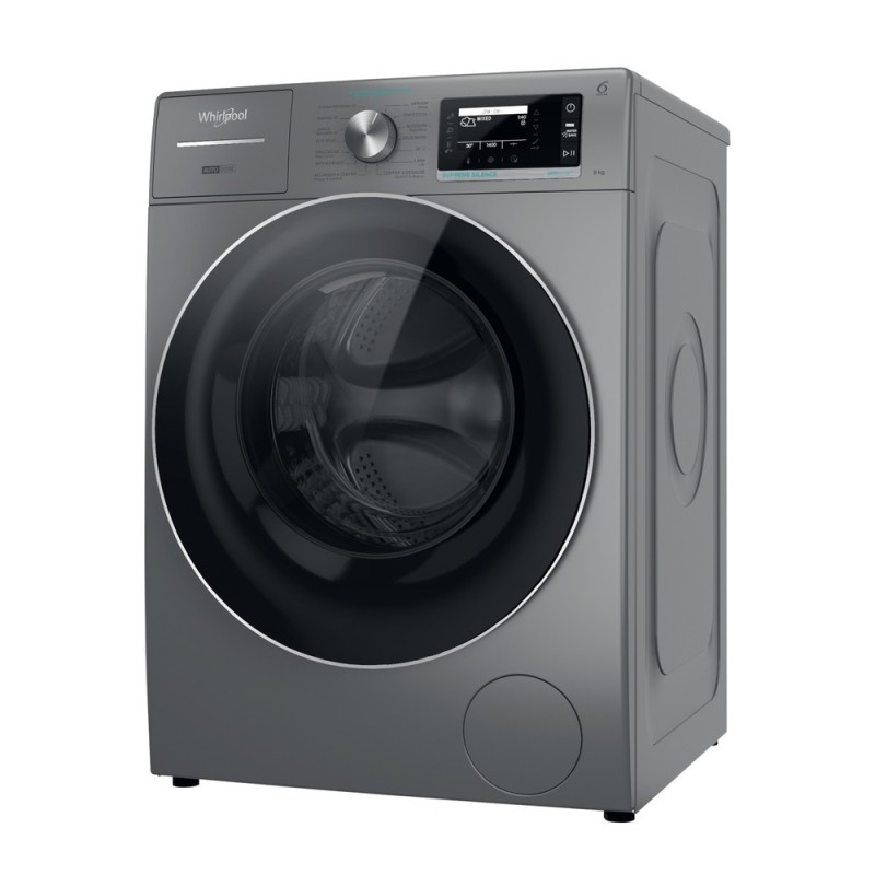 Whirlpool W8 99ADS SILENCE SPT lavadora Carga frontal 9 kg 1400 RPM Plata