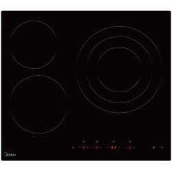 Midea MCH522T219K0 hobs Negro Integrado 59 cm Con placa de inducción 3 zona(s)