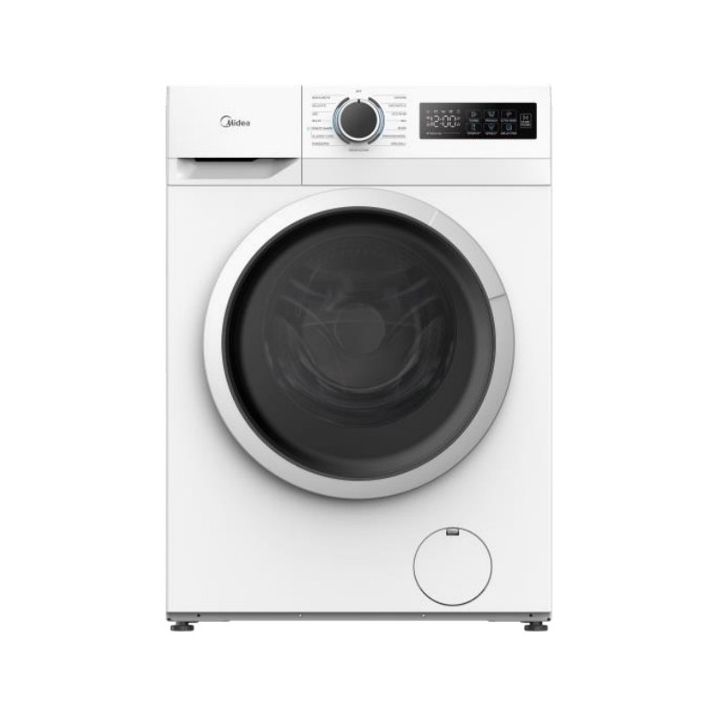 Midea MF110W80BA10 W-ES lavadora Carga frontal 8 kg 1400 RPM Blanco