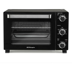 Orbegozo HOT 220 horno 22 L 1300 W Negro, Acero inoxidable