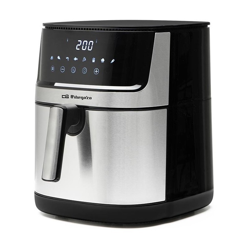 Orbegozo FDR 8010 Sencillo 8 L 2000 W Freidora de aire caliente Acero inoxidable