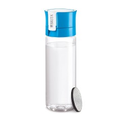 Brita Fill&Go Botella con filtro de agua 0,6 L Azul, Transparente