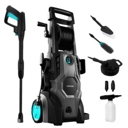 Cecotec HydroBoost 2400 AdvanceClean Limpiadora de alta presión o Hidrolimpiadora Vertical Eléctrico 480 l h 2400 W Negro, Gris