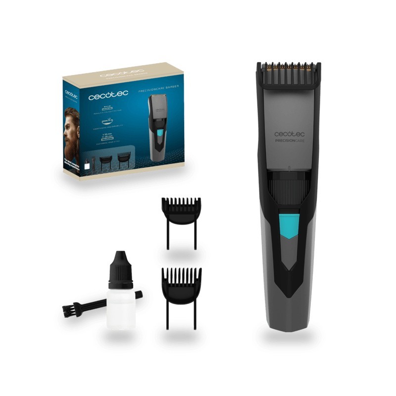 Cecotec PrecisionCare Barber Negro, Plata