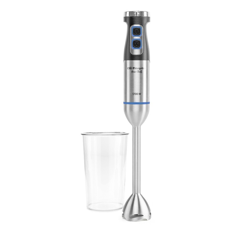 Orbegozo BT 3017 0,9 L Batidora de inmersión 1700 W Acero inoxidable, Negro