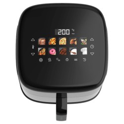 Cecotec Cecofry&Grill Smokin'Prime 6500 Sencillo 6,5 L Independiente 2200 W Freidora de aire caliente Negro