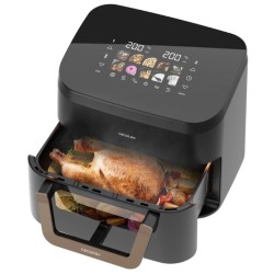 Cecotec Cecofry&Grill Smokin' 11000 Plus Sencillo 11 L Independiente 2900 W Freidora de aire caliente Negro