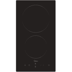 Midea MCH300D111K0 hobs Negro Integrado 28.8 cm Con placa de inducción 2 zona(s)