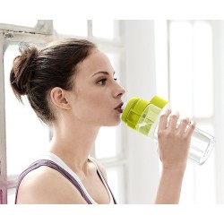 Brita Fill&Go Vital Botella con filtro de agua 0,6 L Verde, Transparente