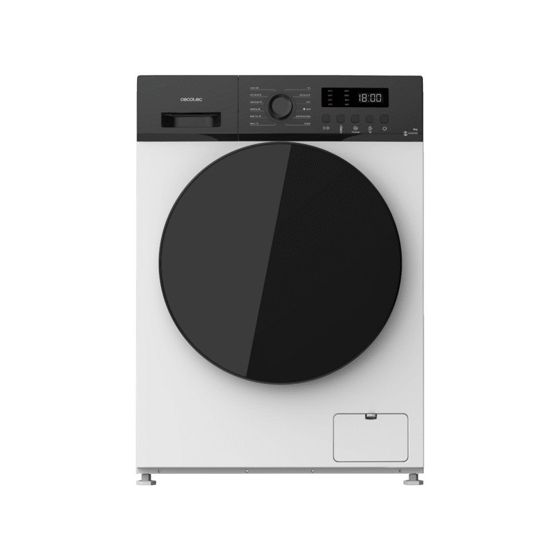 Cecotec Bolero DressCode 9155 Inverter lavadora Carga frontal 9 kg 1400 RPM Blanco, Negro