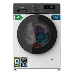 Cecotec Bolero DressCode 9155 Inverter lavadora Carga frontal 9 kg 1400 RPM Blanco, Negro