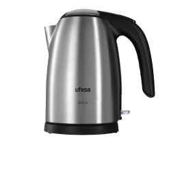 Ufesa HA7900 tetera eléctrica 1,7 L 2200 W Negro, Acero inoxidable