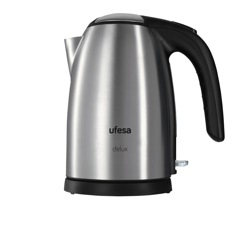 Ufesa HA7900 tetera eléctrica 1,7 L 2200 W Negro, Acero inoxidable