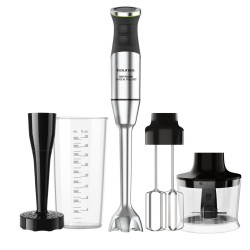 Taurus Bapi 1500 Luxe XL Fullset Batidora de inmersión 1500 W Negro, Acero inoxidable