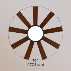 Cecotec 08567 ventilador Madera