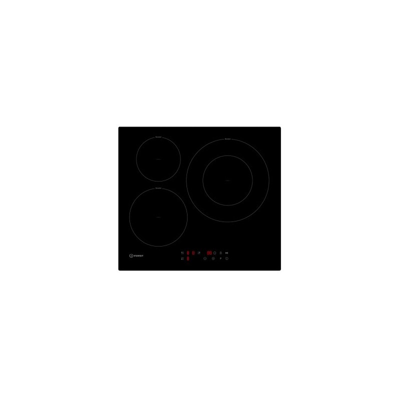 Indesit IS F 13Q60 NE Negro Integrado 60 cm Con placa de inducción 3 zona(s)